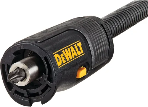Miniatura 14 de DEWALT Adaptador de taladro de ángulo recto FLEXTORQ, sistema 4 en 1, eje flexible recto compacto de 12 pulgadas, adaptador de taladro de 90 grados