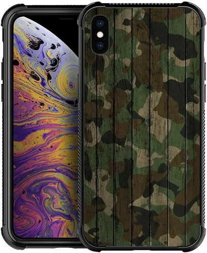 Miniatura 32 de DJSOK Compatible con iPhone 13 Funda, Diseño con Patrón Parachoques Trasero Anti Arañazos Esquinas Reforzadas TPU Suave Caver, Fundas para Hombres