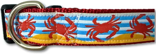 Miniatura 3 de Collar de cangrejo XL para perro, playa, náutico, hecho a mano, ajustable, 18-24 pulgadas