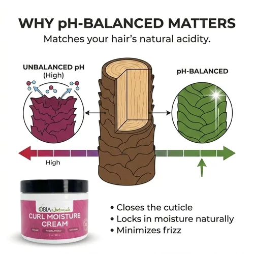 Miniatura 10 de OBIA Naturals Crema hidratante para rizos, acondicionador ligero sin enjuague, 8 onzas