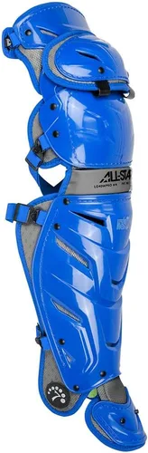 Miniatura 25 de All-Star Adult System 7 - Protector de piernas, recortado gris, corto de 15.5 pulgadas de longitud