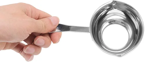 Miniatura 8 de Zerodis Olla calentadora de mantequilla, acero inoxidable de 10.1 fl oz, plata, sin tapa