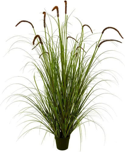 Miniatura 7 de AfanD Planta artificial de lavanda de 35 pulgadas (paquete de 2) – Plantas y flores decorativas altas para interiores del hogar en maceta, planta