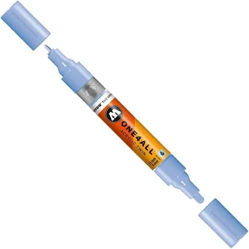 Miniatura 37 de Molotow ONE4ALL - Marcador acrílico de doble bomba, puntas de 0.059 in y 0.157 in, luz Amazonas, 1 cada uno (227.423)