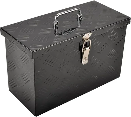 Miniatura 22 de Caja de herramientas de aluminio de 60 pulgadas para camión, caja de pecho de remolque, organizador de almacenamiento bajo la carrocería