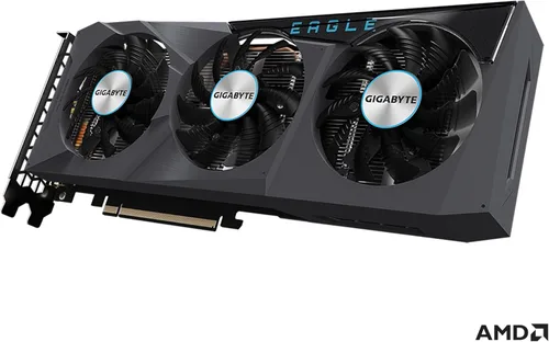 Miniatura 2 de GIGABYTE Tarjeta gráfica Radeon RX 6600 Eagle 8G, sistema de refrigeración WINDFORCE 3X, 8GB 128-bit GDDR6, tarjeta de video GV-R66EAGLE-8GD