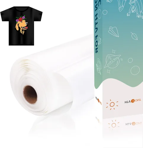 Miniatura 11 de HTVRONT HTV de Sublimación para Tela Oscura/Clara - Vinilo de Sublimación Brillante 12" X 10 Pies para Camisetas - Funciona Junto con Papel