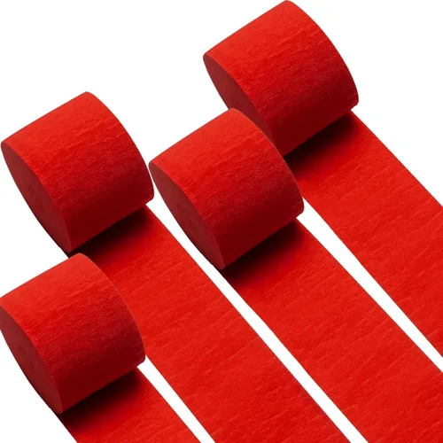Miniatura 19 de 12 rollos de serpentinas de arcoíris únicos, paquete de 12 rollos de papel crepé arcoíris únicos de 984 pies para decoraciones de fiestas, Multicolor