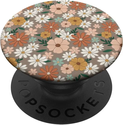 Flores minimalistas de verano boho floración floral lindo estético PopSockets estándar PopGrip