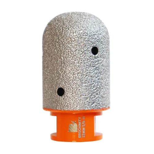 Miniatura 9 de Broca biseladora de diamante, brocas de diamante BRSCHNITT de 3.228 in con rosca 5/8-11 para agrandar, pulir y biselar los agujeros exsit