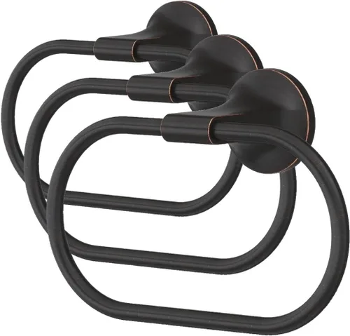 Miniatura 33 de Pfister Pfirst - Toallero moderno para baño, 24 pulgadas, montado en la pared, atornillado, acabado negro mate, BTBPFM2B Mate negro