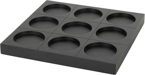 Miniatura 4 de Deco 79 Juego de ajedrez de madera para decoración del hogar, juego de mesa decorativo con piezas doradas y blancas, juego de mesa de 12 x 12 x 6