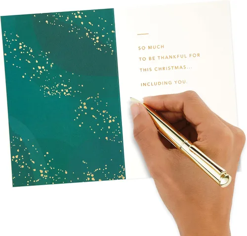 Miniatura 5 de Hallmark Tarjeta de Navidad de la firma (Merry, Thankful)