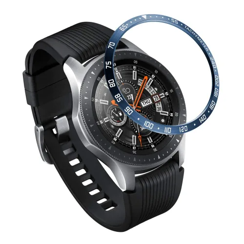 Miniatura 23 de AISPORTS Bisel Styling Compatible con Samsung Galaxy Watch 1.811 in Bisel Anillo Cubierta Adhesiva Anti Scratch Protección Acero Inoxidable Bisel