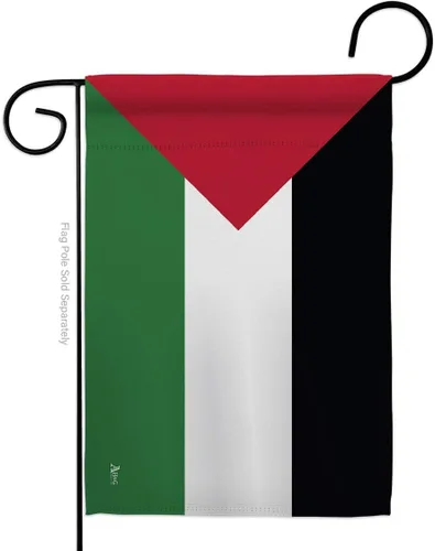 Bandera de Palestina Cementerio Banner de pared Cementerio Decoración de puerta de césped para habitación al aire libre Jardín Póster Bandera de