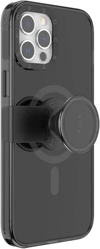 Miniatura 4 de PopSockets Funda negra para iPhone 12 y iPhone 12 Pro con agarre y deslizamiento para teléfono compatible con MagSafe