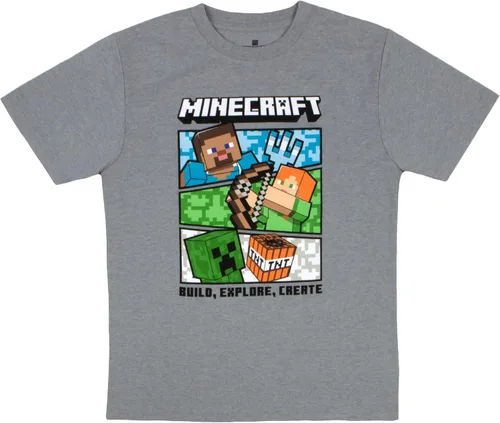 Miniatura 4 de Minecraft Conjunto de 2 sudaderas con capucha y camiseta para niños, conjunto de sudadera con capucha y camiseta