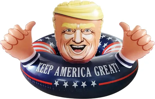 Haz que el verano sea genial de nuevo, con Donald Trump, el flotador americano de piscina #TrumpFloat
