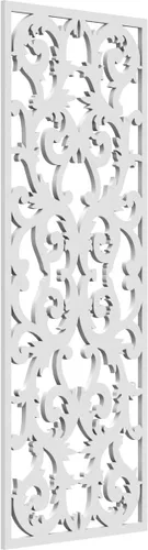Miniatura 151 de Meadville Paneles decorativos de pared de madera con calado, 9 3/8 pulgadas de ancho x 24 3/8 pulgadas de alto x 1/4 de alto, aliso