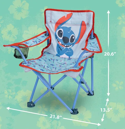 Miniatura 3 de Lilo & Stitch JAKKS Pacific - Silla plegable para niños, silla plegable para parque, deportes o patio, incluye bolsa de transporte, por JAKKS