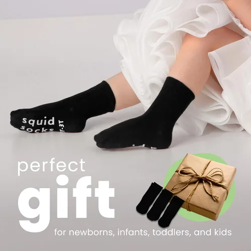Miniatura 34 de squid socks Calcetines de viscosa de bambú 0-6M, 6-12M, 12-24M y 2T-3T Calcetines que se mantienen puestos