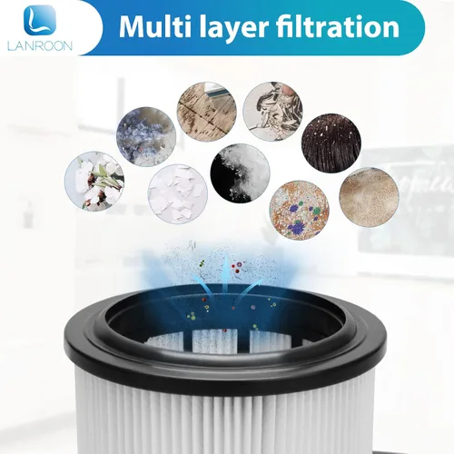 Miniatura 4 de IZ662H - Filtro para Shark IZ662H IZ631H WZ531H IZ682H Vertex Pro aspiradora inalámbrica ligera, parte XHFIZ500 y XFFKIZ600, paquete de 2 filtros