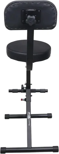 Miniatura 4 de Prox X-GIGCHAIRMK2 - Silla de trono portátil plegable para operador AV para DJ, altura ajustable, con cojín acolchado de terciopelo de 13 pulgadas
