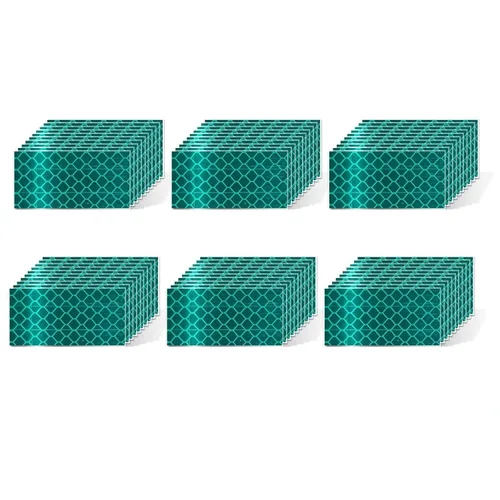Miniatura 91 de Cinta reflectante blanca de 4 pulgadas, adhesivo de seguridad de advertencia impermeable para exteriores (10 pies)