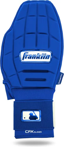 Miniatura 20 de Franklin Sports MLB Guante deslizante de béisbol y sóftbol - CFX PRT Guantes de baserunning deslizantes protectores para adultos y jóvenes - Guante