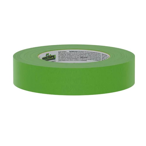Miniatura 10 de FrogTape Cinta de pintor multisuperficie con bloque de pintura, 1 pulgada de ancho (0.94 pulgadas x 60 yardas), adherencia media de adherencia