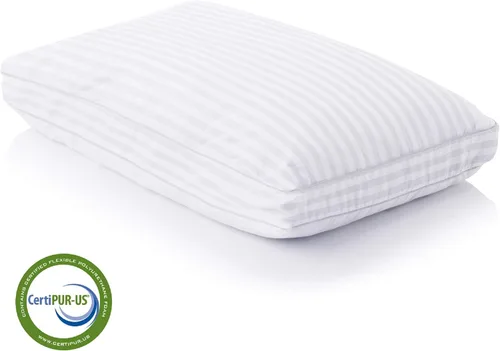 Miniatura 3 de Malouf Convolution - Almohada de microfibra gelificada con espuma viscoelástica contorneada, alternativa al plumón, tamaño Queen