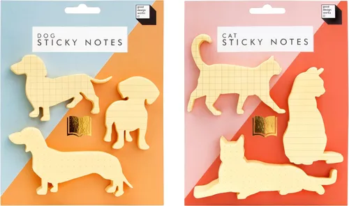 Miniatura 7 de Good Design Dog Sticky Note - Papelería de perro salchicha - Bloc de notas para perros Weiner - Regalos de perro salchicha - Notas adhesivas
