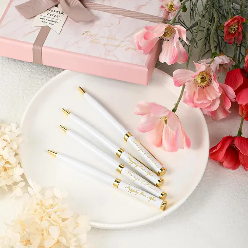 Miniatura 3 de Fumete Bolígrafos de boda para fiesta nupcial, bolígrafos de tinta negra, rotulación de Siempre y para siempre, bolígrafos de boda para despedida