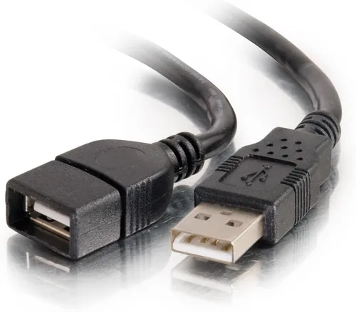 Miniatura 12 de C2G Cable de extensión USB largo, Cable USB, Cable USB A a A, Negro, 16 pies (4.87 metros), Cables to Go 39010