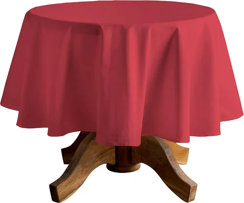 Miniatura 20 de CALICOT Mantel rectangular 100% algodón, 90 x 60 pulgadas, lavable y reutilizable, decorativo para comedor, cocina, granja, hogar, fiesta, banquetes