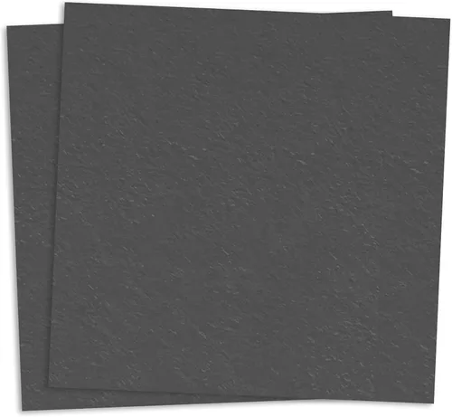 Miniatura 9 de 25 hojas, papel de cartulina negro pesado, 110 libras, 12 x 12 pulgadas