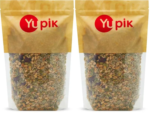 Miniatura 2 de Yupik Mezcla de cobertura para ensalada, 2.2 libras (35.2 onzas), Kosher, vegana, mezcla de semillas de calabaza, semillas de girasol, frijoles