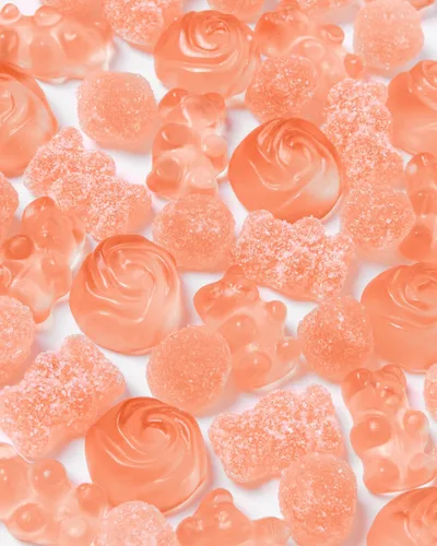 Miniatura 6 de Sugarfina Rose All Day Bears - Gomitas de oso pequeño cubo de caramelo, 3.8 onzas, 1 unidad