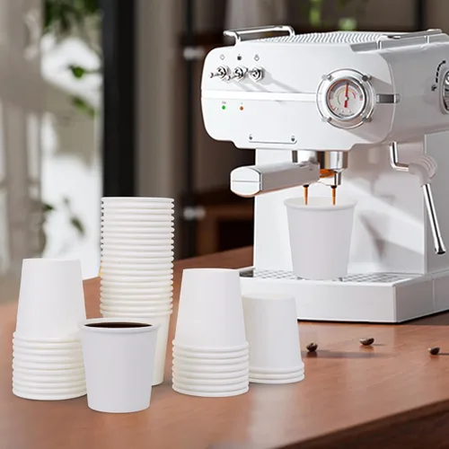 Miniatura 6 de SIUQ Paquete de 600 vasos de papel de 3 onzas, vasos de baño desechables, vasos pequeños para enjuague bucal, vasos de papel blanco, vasos