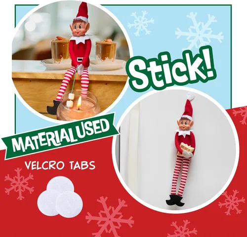 Miniatura 7 de SCS Direct Elf Upgrade Kit completo de bricolaje - Pose, cuelga, dobla tu elfo de Navidad - Todo lo que necesitas para hacer que tu muñeca