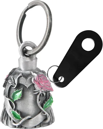 Miniatura 3 de Dream Apparel Campana de Motocicleta Ángel Guardián para Ahuyentar Gremlins, Campana para Motociclistas para Hombres y Mujeres, Regalo de Buena