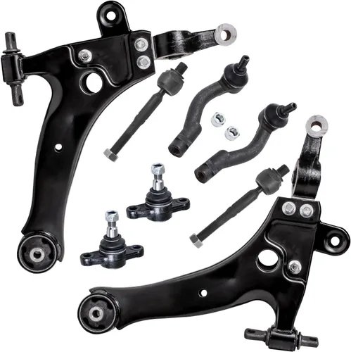 Miniatura 234 de Detroit Axle - Kit de brazos de control de extremo de 8 piezas para Toyota 2001-2003 Highlander 2002-2003 Camry Lexus ES300, 2 conjuntos de brazos