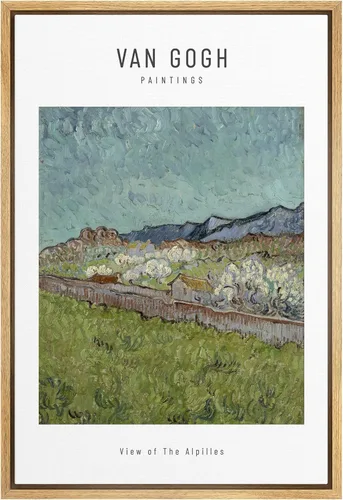 Miniatura 38 de SIGNWIN Lienzo enmarcado para pared, diseño de Vincent Van Gogh, un par de amantes, naturaleza, ilustraciones de área silvestre, bellas artes
