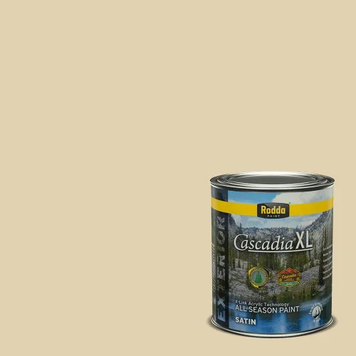 Miniatura 129 de Rodda Paint CASCADIA XL Pintura e imprimación satinada exterior en uno, cuarto de galón, Cantera