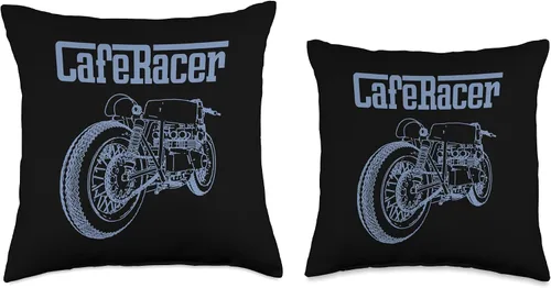 Miniatura 3 de Cafe Racer Biker Men Women Adult Teens Boys Girls Kids Youth Throw Pillow