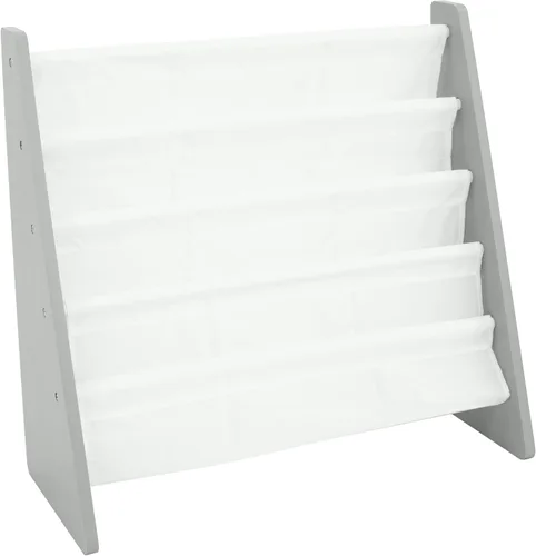 Miniatura 12 de Tot Tutores WO697 Colección de amigos, librería de almacenamiento en bastidor de libros para niños, blanco, rosa y púrpura, Madera maciza