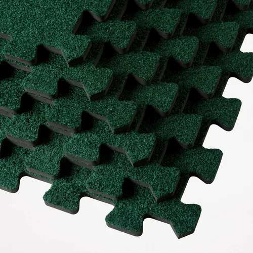 Miniatura 7 de We Sell Mats 3/8 Inch Thick Interlocking Foam Carpet Tiles Durable Carpet Squares Anti Fatigue Support for Home Office or Classroom Use Verde cazador