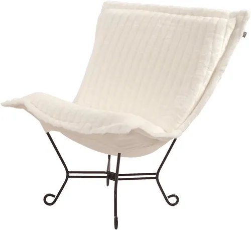 Miniatura 62 de Howard Elliott Collection Avanti Pecan - Silla de asiento oscilante con funda, silla multiusos de mariposa con marco de titanio, muebles de patio