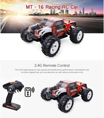 Miniatura 5 de Coche de control remoto RTR a escala 1/16 para adultos, máximo 40 Km/h Autos RC rápidos con motor sin escobillas, camión RC todoterreno de carreras