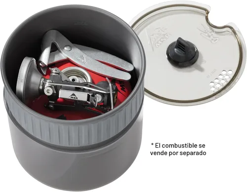 Miniatura 3 de MSR PocketRocket Deluxe - Juego de estufa ultraligera para acampar y mochilero